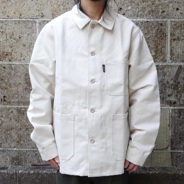 画像5: Le LABOUREUR (ルラブルール) VESTON LIN エクリュ (5)