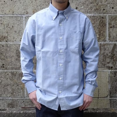 画像1: GAMBERT SHIRT (ギャンバートシャツ) B/D SHIRT OX SOLID サックス