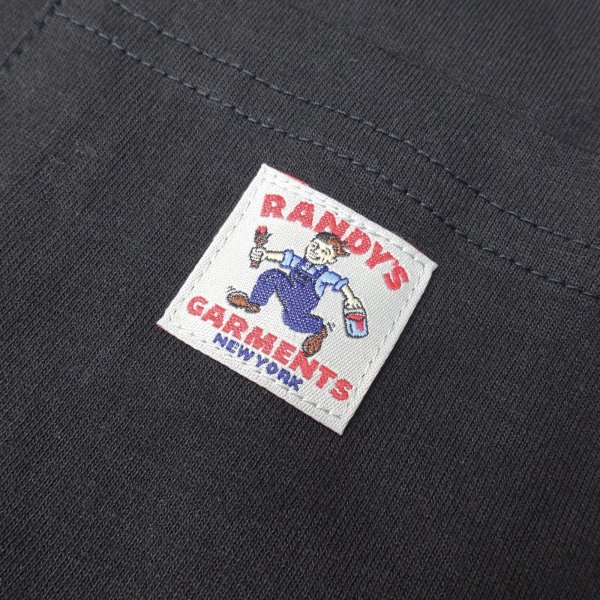 画像4: Randy's Garments (ランディーズガーメンツ) LOGO POCKET TEE ブラック (4)