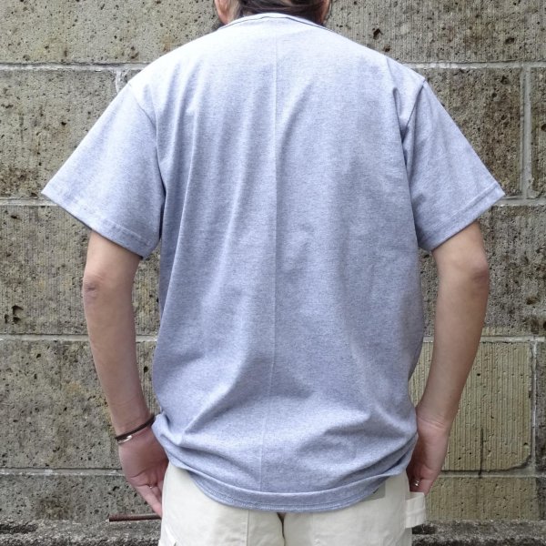 画像7: Randy's Garments (ランディーズガーメンツ) LOGO POCKET TEE ヘザーグレー (7)