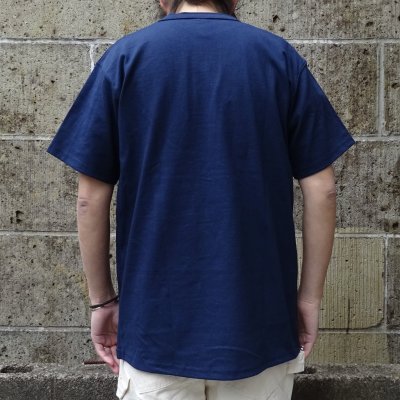 画像3: CalCru (カルクルー) 3 Button 7.2 oz Henley ネイビー