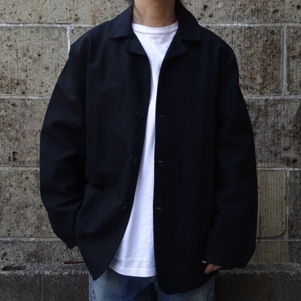 画像5: Le LABOUREUR (ルラブルール) VESTE DE SPORT LIN ブラック (5)