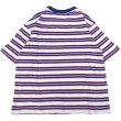 画像5: THOUSAND MILE (サウザンドマイル) SHORT SLEEVE MULTI BORDER T-SHIRT 白×赤×紺×青 (5)