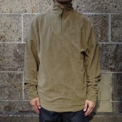 画像1: BRITISH ARMY イギリス軍 Fleece Thermal Undershirt ライトオリーブ