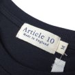 画像3: Article 10. (アーティクルテン.) S/S ROUND NECK T-SHIRTS ブラック (3)