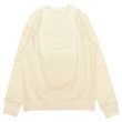 画像1: Article 10. (アーティクルテン.) SUPIMA COTTON SWEAT SHIRT エクリュ (1)