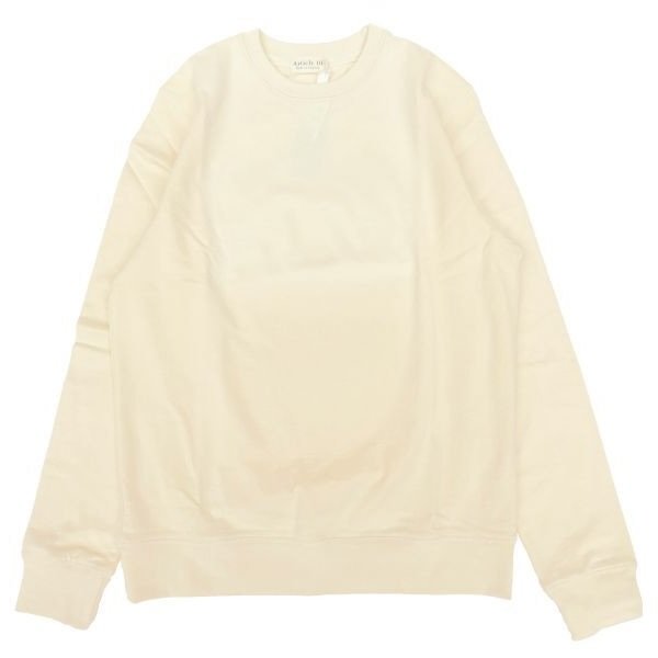 画像1: Article 10. (アーティクルテン.) SUPIMA COTTON SWEAT SHIRT エクリュ (1)