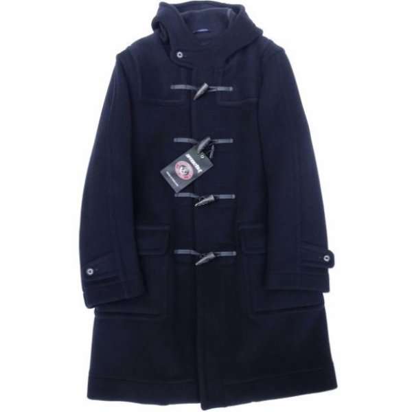 画像1: INVERTERE (インバーティア) NEWTON ABBOT LONG DUFFLE COAT ネイビー (1)