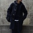 画像14: INVERTERE (インバーティア) NEWTON ABBOT LONG DUFFLE COAT ネイビー (14)