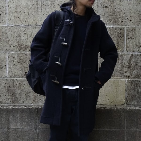 画像17: INVERTERE (インバーティア) NEWTON ABBOT DUFFLE COAT ネイビー (17)