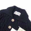 画像7: INVERALLAN (インバーアラン) 3A Lumber Cardigan Denim Cotton ブラックデニム (7)