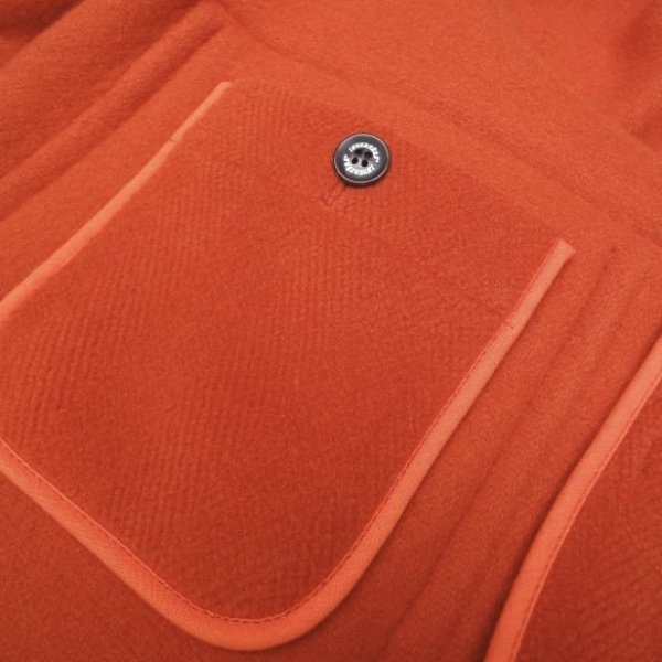 画像9: INVERTERE (インバーティア) NEWTON ABBOT DUFFLE COAT バーントオレンジ (9)