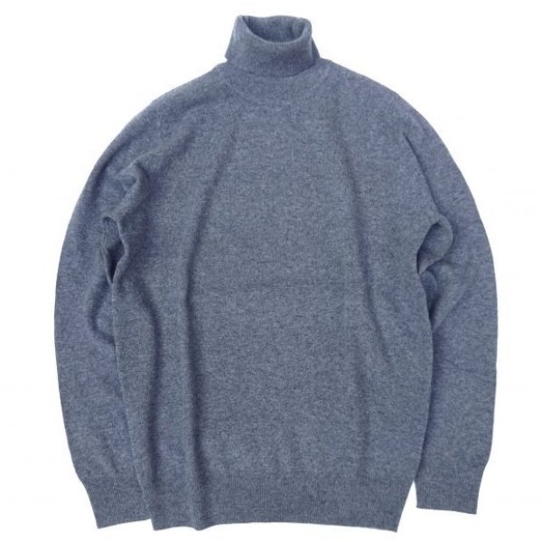 画像1: ALAN PAINE (アランペイン) GEELONG L/S ROLLNECK グレー (1)