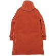 画像2: INVERTERE (インバーティア) NEWTON ABBOT LONG DUFFLE COAT バーントオレンジ (2)