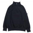 画像1: VESTI (ヴェスティ) FELPA MANICA RAGLAN ブラック (1)