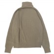 画像2: VINCENT ET MIREILLE (ヴァンソンエミレイユ) TURTLE NECK SWEATER 8GG AZE カーキ (2)
