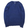 画像1: Original Blues (オリジナルブルース) CABLE CREWNECK ダークネイビー  (1)