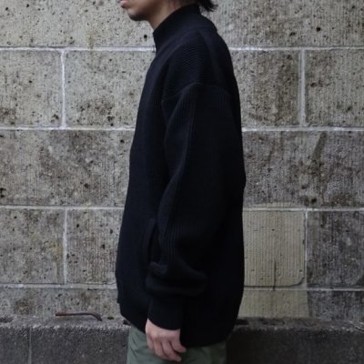 画像2: VINCENT ET MIREILLE (ヴァンソンエミレイユ) FULL ZIP SWEATER ブラック