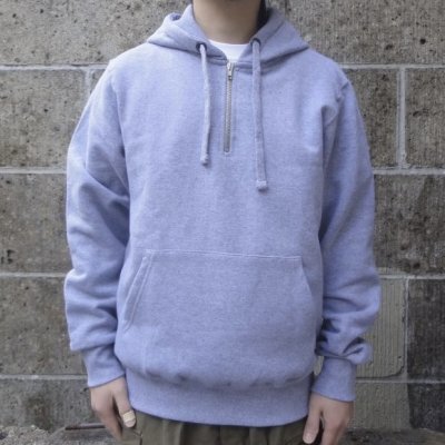 画像1: VESTI (ヴェスティ) STRETCH CAPPUCCIO ZIP グレー