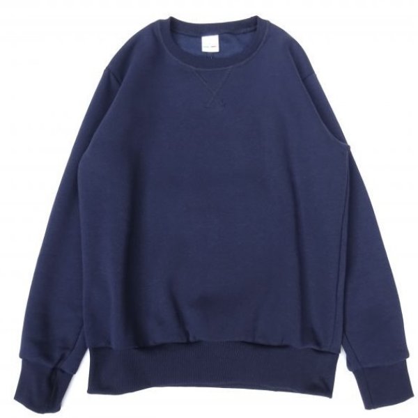 画像1: VESTI (ヴェスティ) FELPA SOFT GIRO COLLO ネイビー (1)