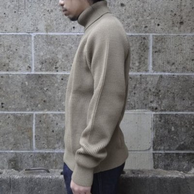 画像2: VINCENT ET MIREILLE (ヴァンソンエミレイユ) TURTLE NECK SWEATER 8GG AZE カーキ