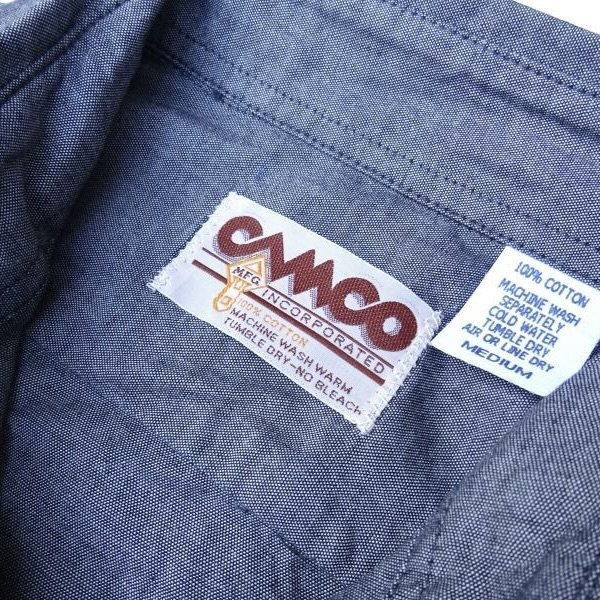 画像3: CAMCO (カムコ) WORK L/S  CHAMBRAY ブラック (3)