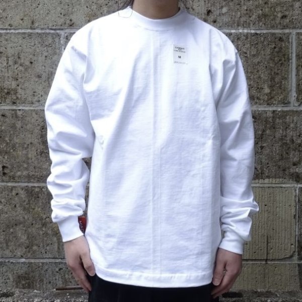 画像4: CAMBER (キャンバー) 8oz MAX-WEIGHT JERSEY LONG SLEEVE T-Shirt ホワイト (4)