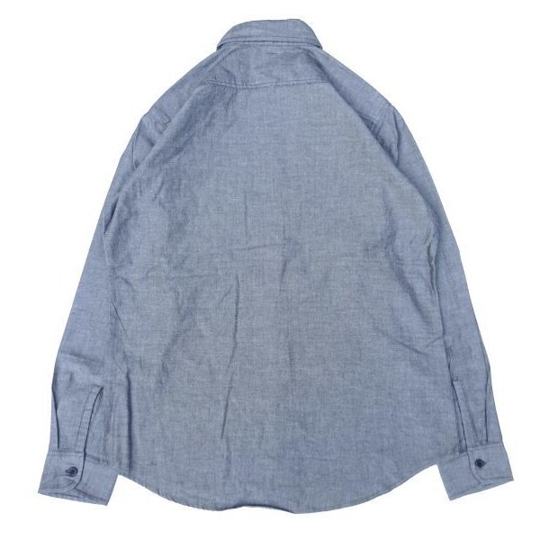 画像2: CAMCO (カムコ) WORK L/S  CHAMBRAY ブラック (2)