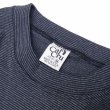 画像3: CalCru (カルクルー) 5.5oz Adult 1/16 microstripe T-shirt ブラック (3)