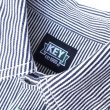 画像3: KEY (キー) Long Sleeve Button Front Logger Shirt ヒッコリーストライプ (3)