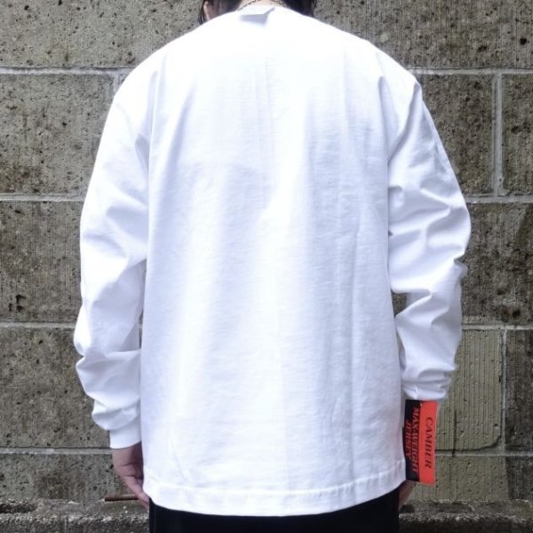 画像6: CAMBER (キャンバー) 8oz MAX-WEIGHT JERSEY LONG SLEEVE T-Shirt ホワイト (6)