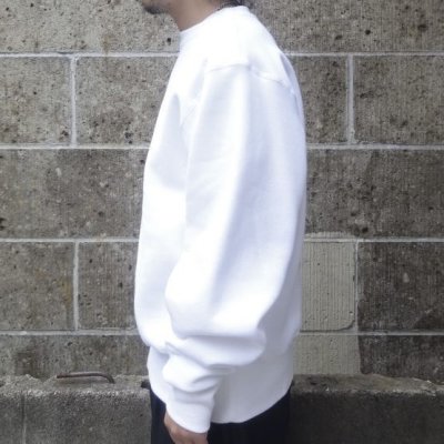 画像2: CAMBER (キャンバー) CROSS KNIT CREW NECK ホワイト