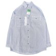 画像1: KEY (キー) Long Sleeve Button Front Logger Shirt ヒッコリーストライプ (1)