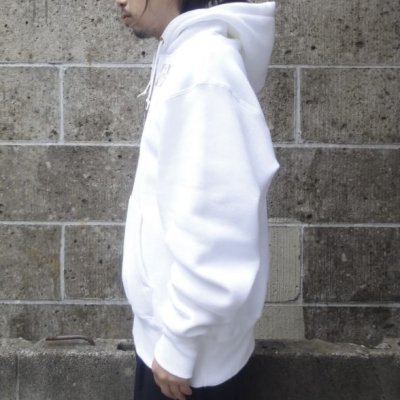 画像2: CAMBER (キャンバー) CROSS KNIT PULLOVER HOODED PARKA ホワイト