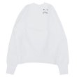 画像1: CAMBER (キャンバー) CROSS KNIT CREW NECK ホワイト (1)