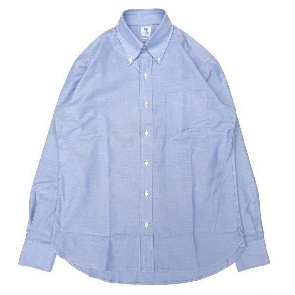 画像1: GAMBERT SHIRT (ギャンバートシャツ) B/D SHIRT OX SOLID サックス (1)
