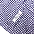 画像4: GAMBERT SHIRT (ギャンバートシャツ) B/D SHIRT BROADCLOTH GINGHAM CHECKS ネイビーギンガム (4)