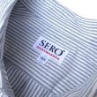 画像3: SERO (セロ ) B.D. REGULAR SHIRT OXFORD STRIPE ネイビーストライプ (3)