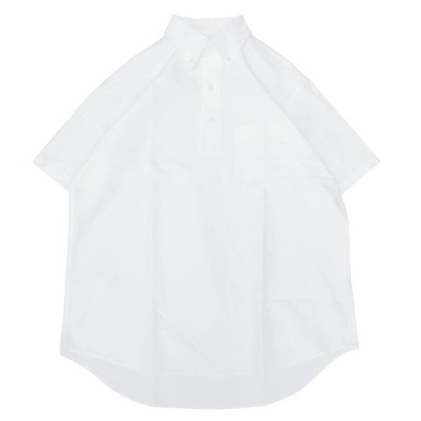 画像1: SERO (セロ ) B.D. SHORT SLEEVE PO SHIRT OXFORD ホワイト (1)