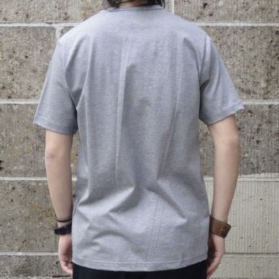 画像2: gicipiI (ジチピ) CREW NECK POCKET T-Shirt グレー