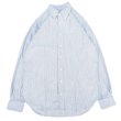 画像1: SERO (セロ ) B.D. REGULAR SHIRT OXFORD STRIPE ネイビーストライプ (1)