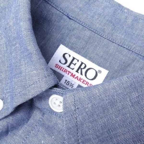 画像3: SERO (セロ) B.D. REGULAR SHIRTS CHAMBRAY インディゴ (3)