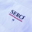 画像3: SERO (セロ ) B.D. SHORT SLEEVE PO SHIRT OXFORD ホワイト (3)