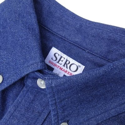 画像3: SERO (セロ) B.D. REGULAR SHIRT 8.5oz DENIM インディゴ