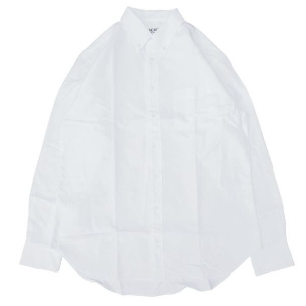 画像1: SERO (セロ) B.D. REGULAR SHIRT OXFORD ホワイト (1)