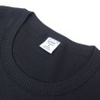 画像3: gicipi (ジチピ) COTTON KNIT TEE ブラック (3)