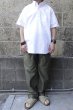 画像7: SERO (セロ ) B.D. SHORT SLEEVE PO SHIRT OXFORD ホワイト (7)