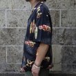 画像2: TWO PALMS (トゥーパームス) S/S Hawaiian Shirt / Rayon WOODY ブラック (2)
