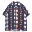 画像4: TWO PALMS (トゥーパームス) S/S Hawaiian Shirt Hula Dolls ブラック (4)