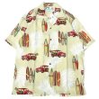 画像5: TWO PALMS (トゥーパームス) S/S Hawaiian Shirt / Rayon WOODY ベージュ (5)